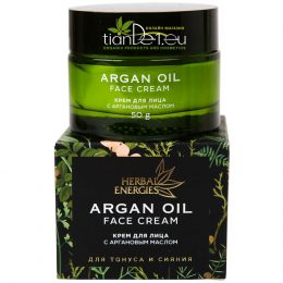 tiande Herbal Energies krem za lice arganovo maslo 17102 Крем за лице с арганово масло (SPF 11)